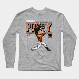 Buster Posey San Francisco Cartoon Long Sleeve T-Shirt